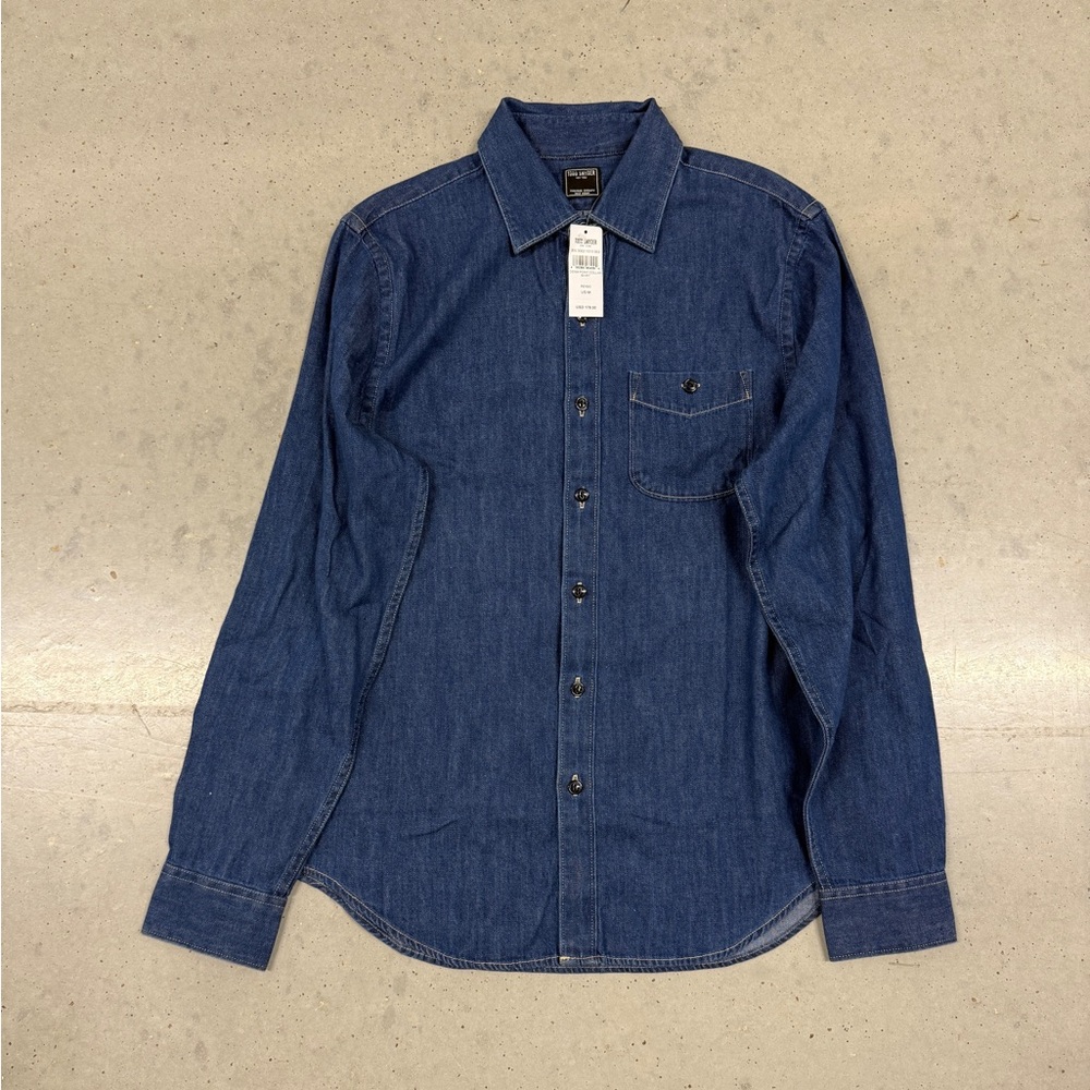 Todd Snyder Indigo Denim Button Down Shirt